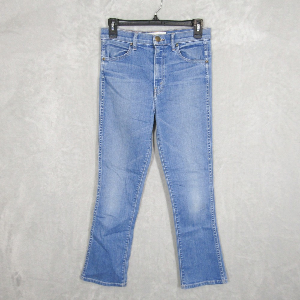 The GREAT Jeans Womens Size 26 The Nerd Cropped Light Wash High Rise Denim USA